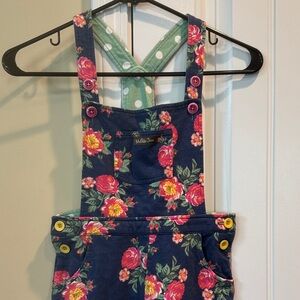 Matilda Jane Floral Overalls, Girls size 8